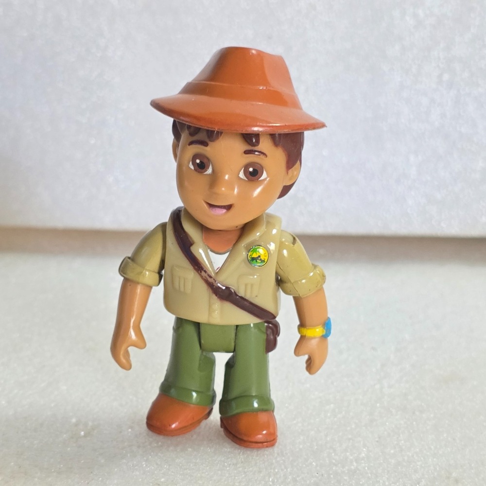 Mattel Nickelodeon Go Diego Go Explorer Action Figure Vintage 2003 4" Poseable